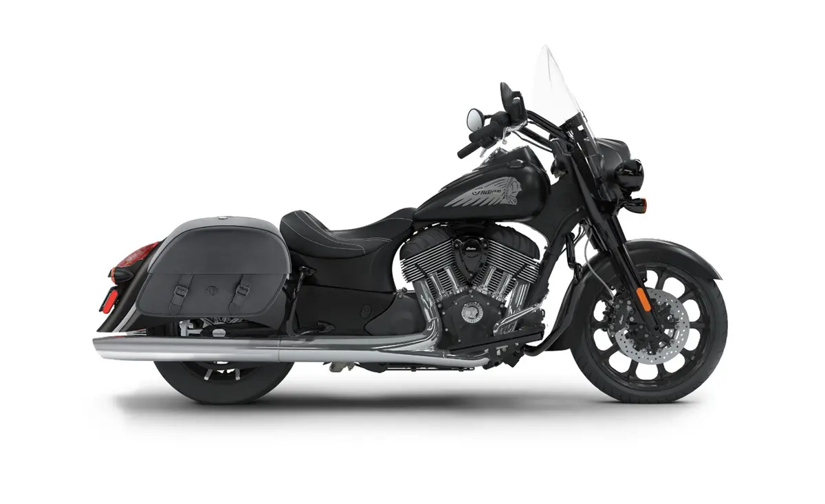 28L - Baelor Medium Hard Mount Indian Springfield Darkhorse Motorcycle Saddlebags 2