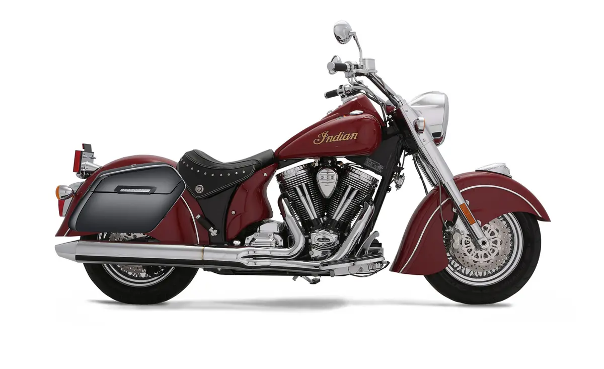 42L - Baldur Extra Large Indian Chief Deluxe Painted Motorcycle Hard Saddlebags 2