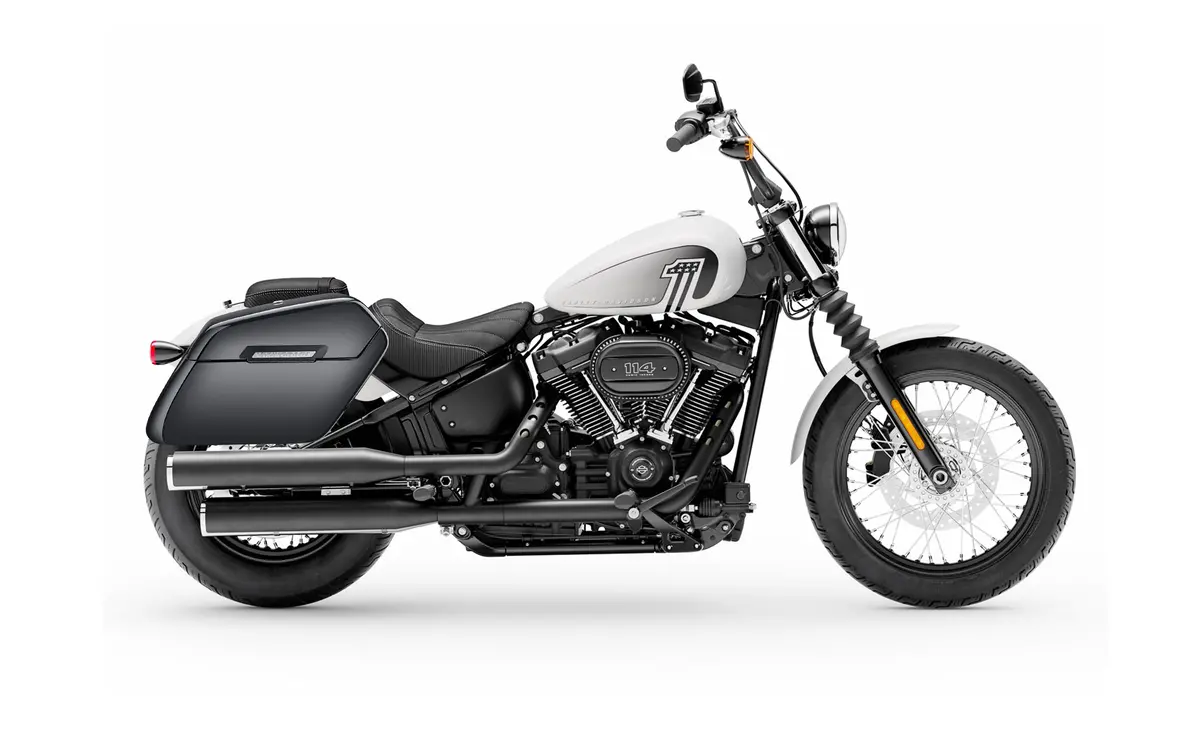 42L - Baldur Extra Large Painted Hard Saddlebags For Harley Softail Street Bob Fxbb/S 2