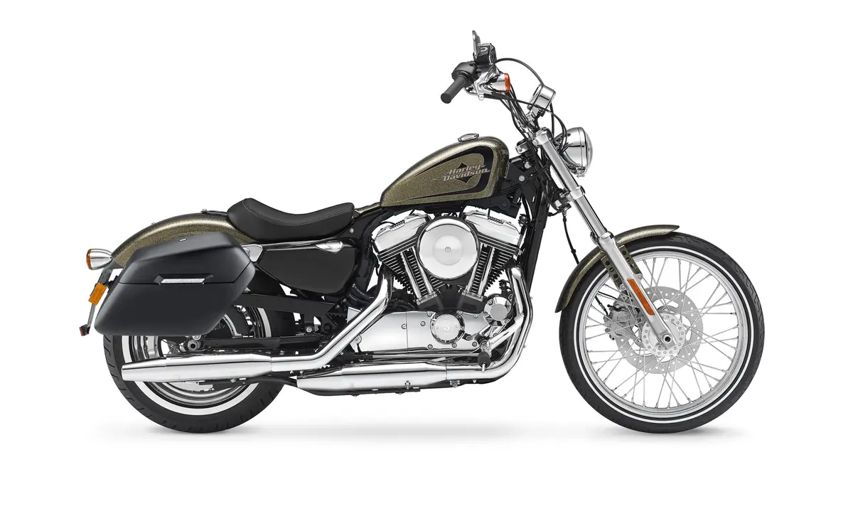 38L - Baldur Xl Shock Cut-Out Harley Sportster 72 Xl1200v Matte Hard Saddlebags 2