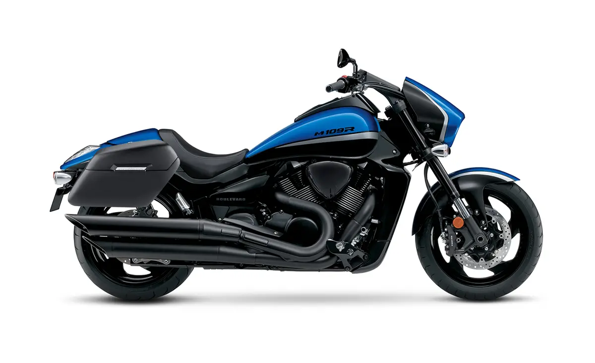 42L - Baldur Extra Large Suzuki Boulevard M109 Vzr1800 Matte Motorcycle Hard Saddlebags 2