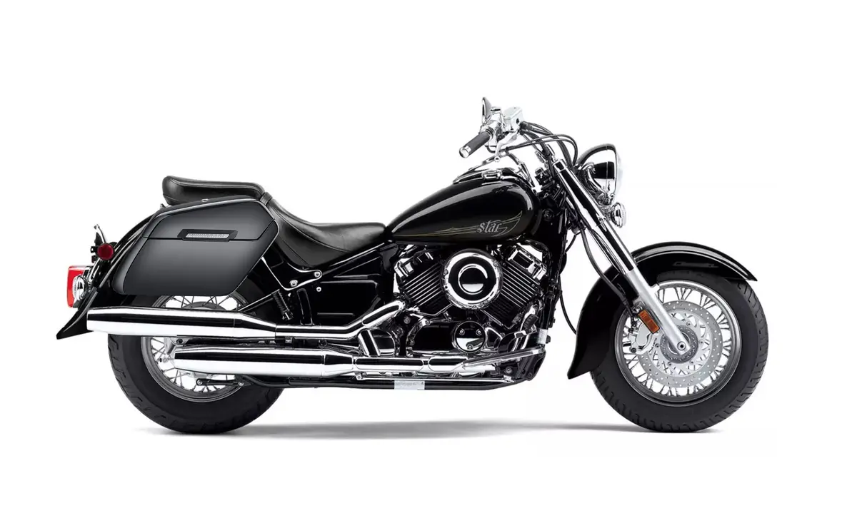 42L - Baldur Extra Large Yamaha V Star 650 Classic Xvs65a Painted Motorcycle Hard Saddlebags 2