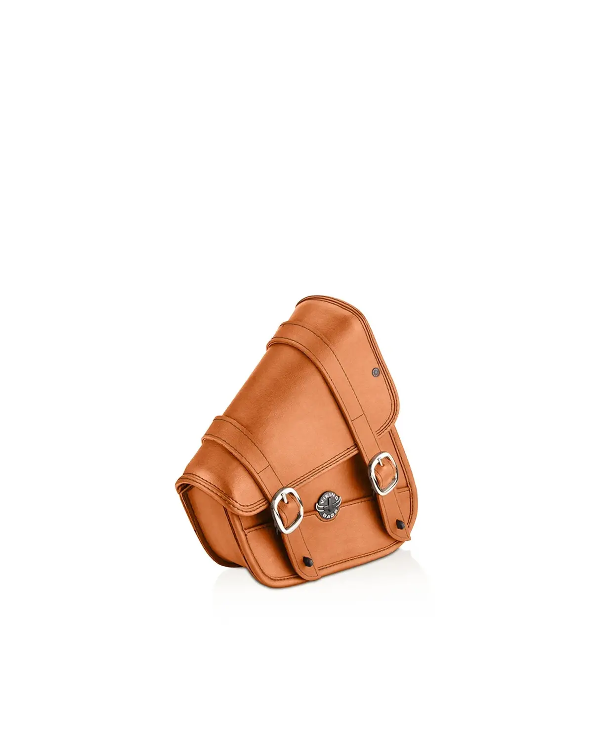 3L - Crafted Brown Harley Sportster Specific Motorcycle Swing Arm Bag 1