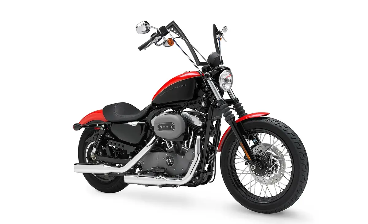 Viking Iron Born 12" Handlebar For Harley Sportster 1200 Nightster Xl1200n Matte Black 2
