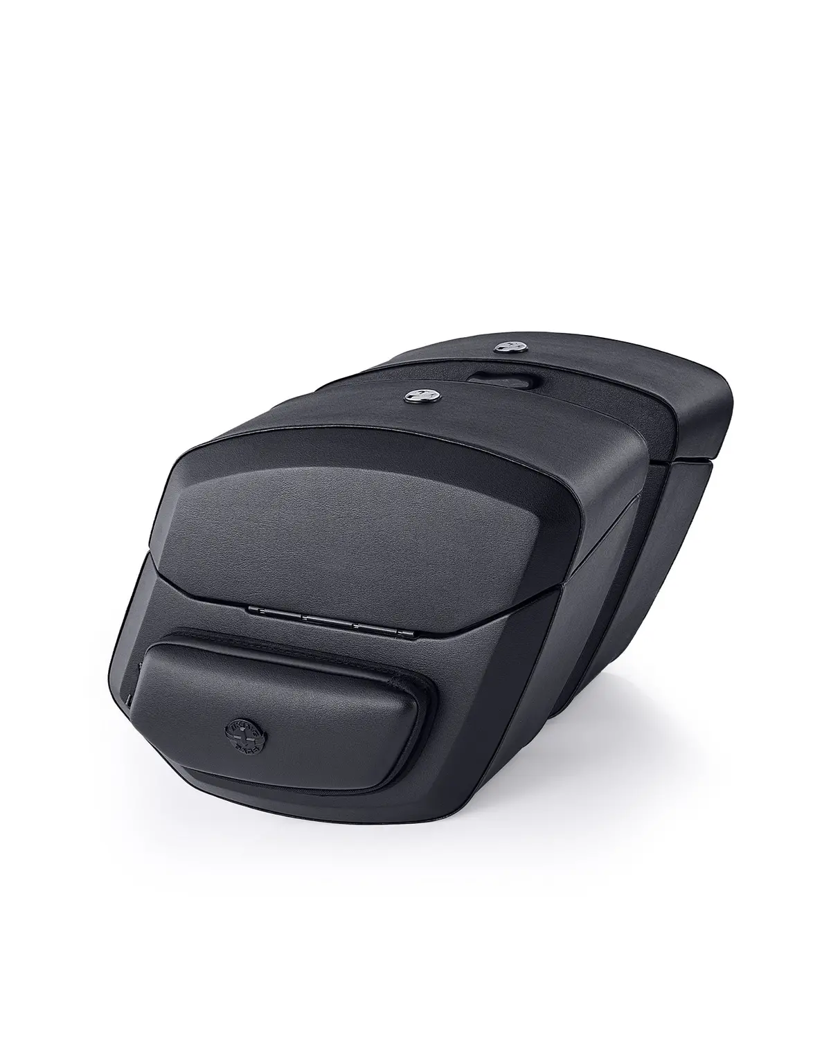 24L - Ironclad Quick-Mount Medium Honda Rebel 300 Leather Wrapped Hard Saddlebags 1