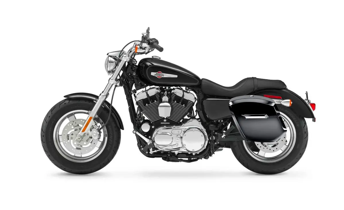 24L - Ironclad Quick-Mount Medium Harley Sportster 1200 Low Xl1200l Painted Hard Saddlebags 2