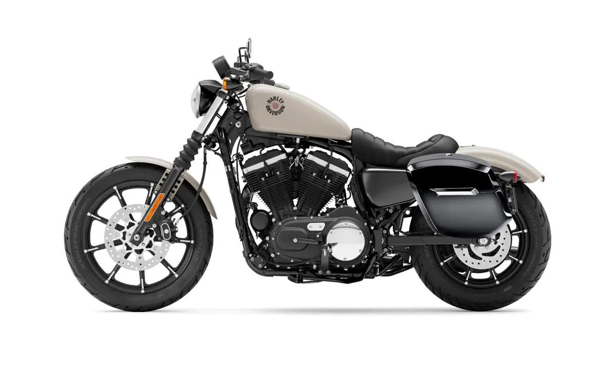 24L - Ironclad Quick-Mount Medium Harley Sportster 883 Iron Xl883n Painted Hard Saddlebags 2