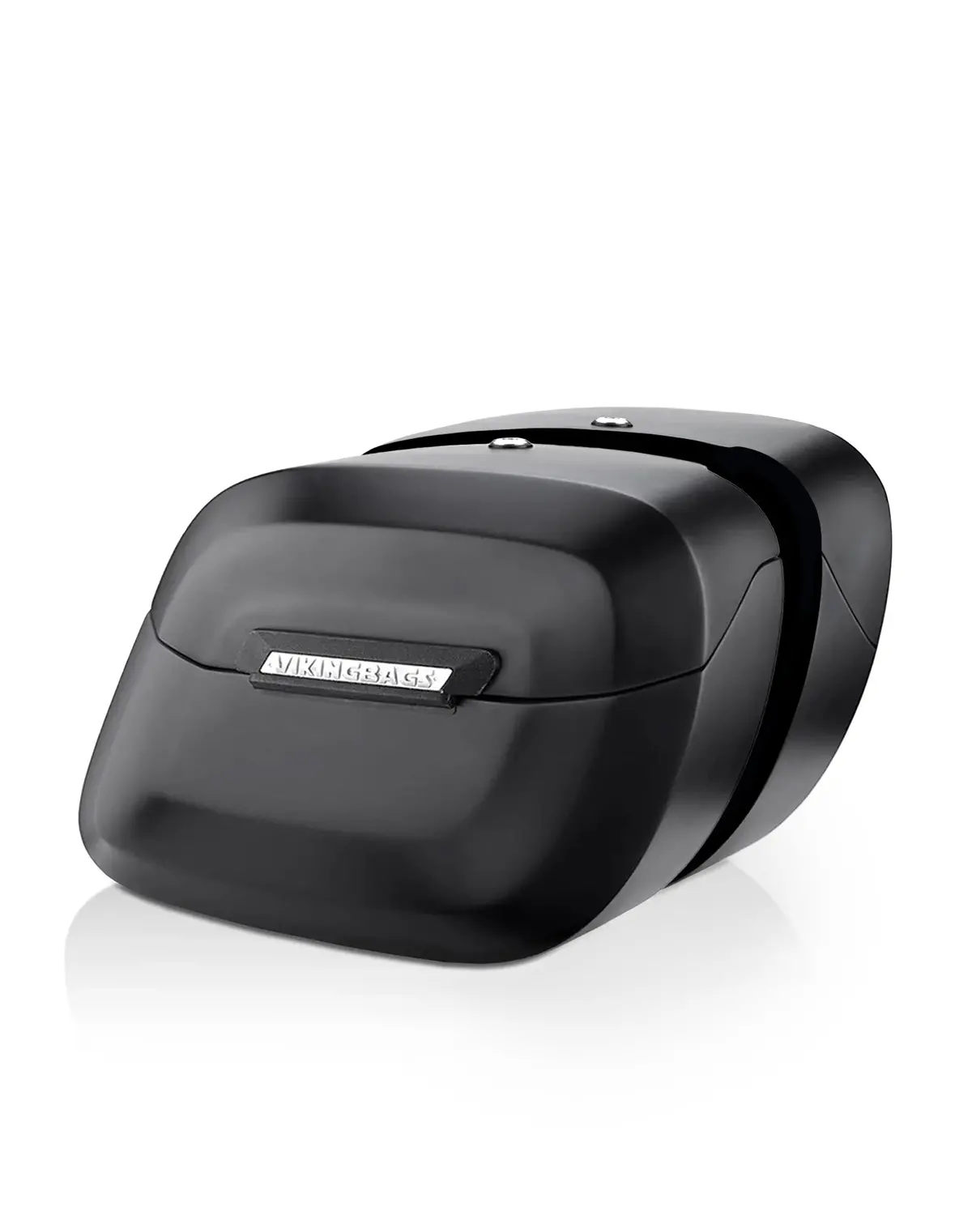 36L - Lamellar Raven Extra Large Honda Shadow 1100 Sabre Shock Cutout Matte Motorcycle Hard Saddlebags 1