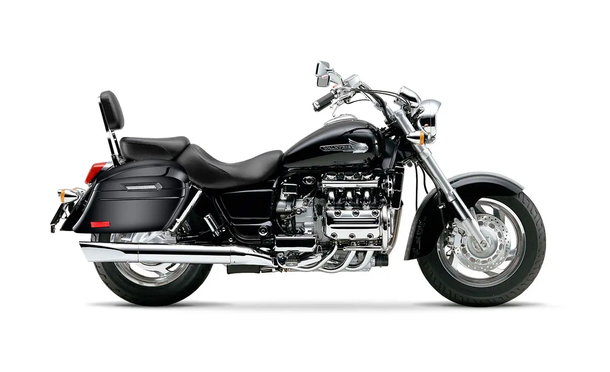 44L - Lamellar Stallion Extra Large Honda Valkyrie 1500 Standard Painted Motorcycle Hard Saddlebags 2