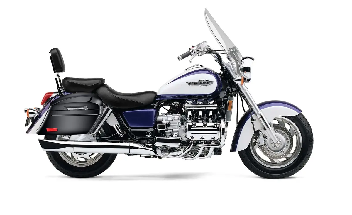 44L - Lamellar Stallion Extra Large Honda Valkyrie 1500 Tourer Painted Motorcycle Hard Saddlebags 2