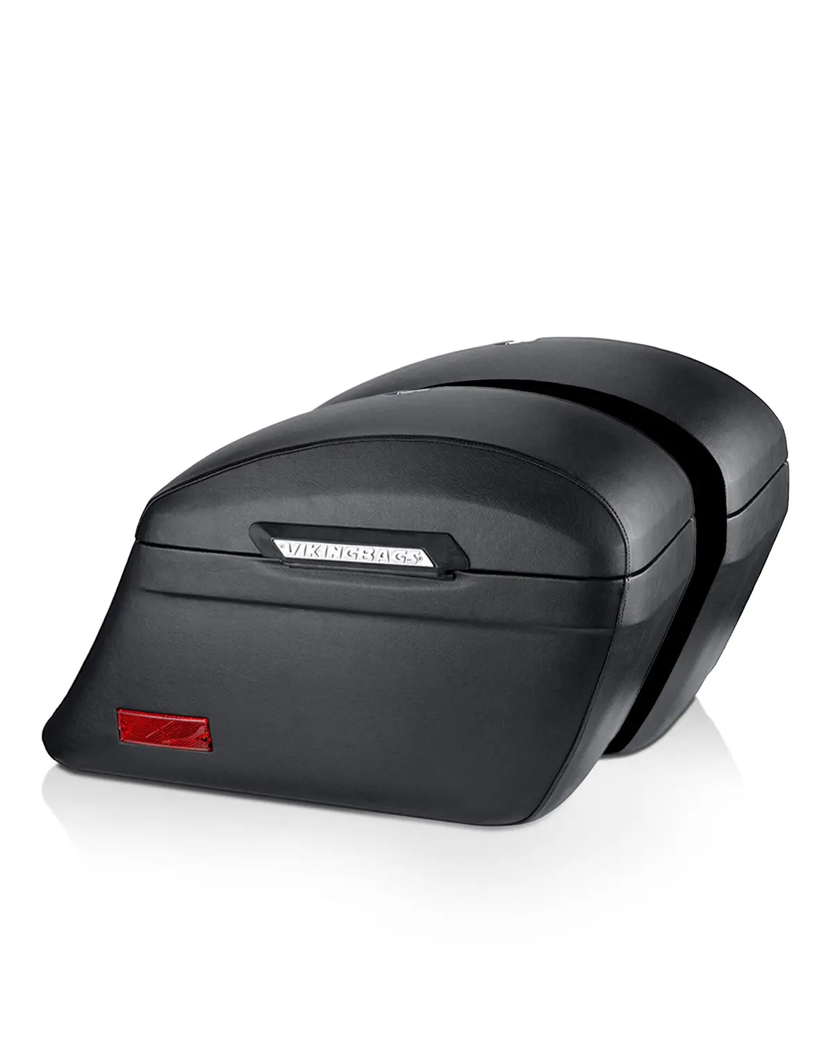 44L - Lamellar Stallion Extra Large Yamaha V Star 1300 Classic Xvs1300a Leather Covered Motorcycle Hard Saddlebags 1