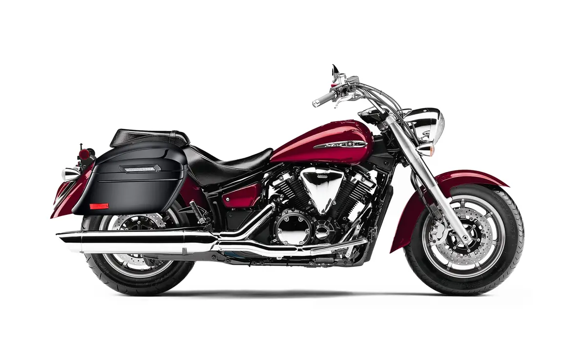 44L - Lamellar Stallion Extra Large Yamaha V Star 1300 Classic Xvs1300a Painted Motorcycle Hard Saddlebags 2