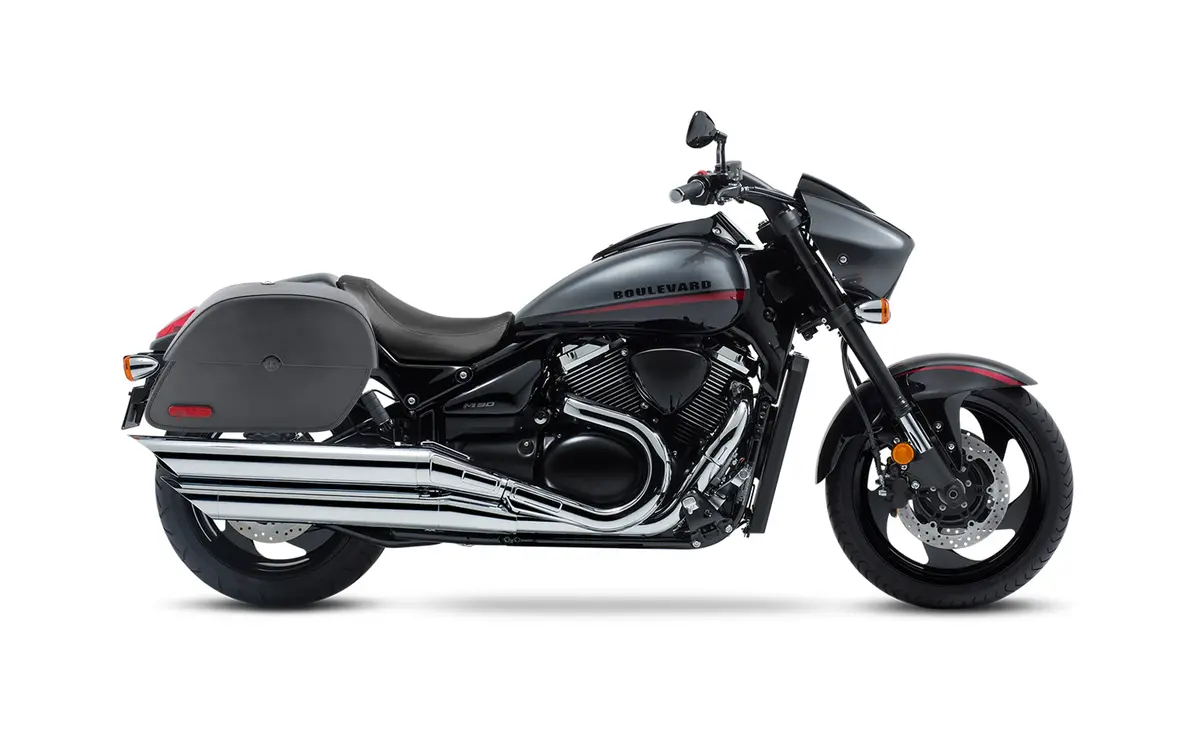 28L - Panzer Medium Hard Mount Suzuki Boulevard M90 Vz1500 Motorcycle Saddlebags 2