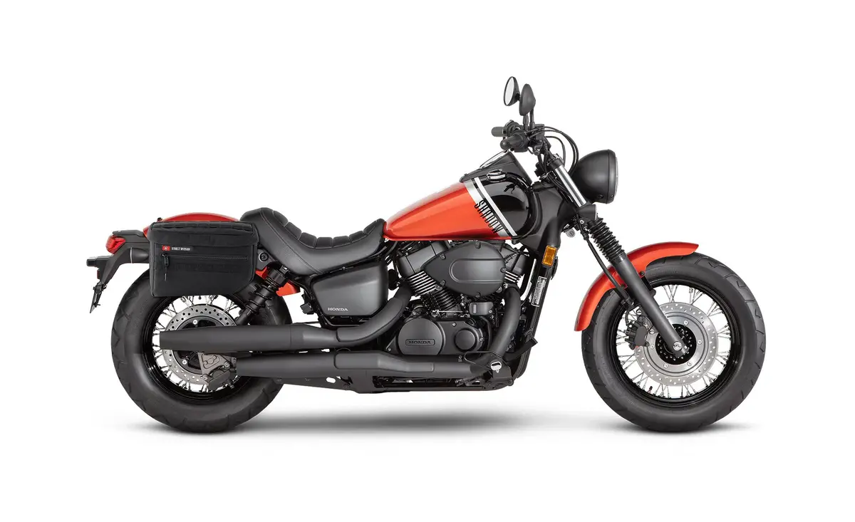 18L - Patriot Medium 2024 Honda Shadow Phantom 750 Motorcycle Throw Over Saddlebags 2