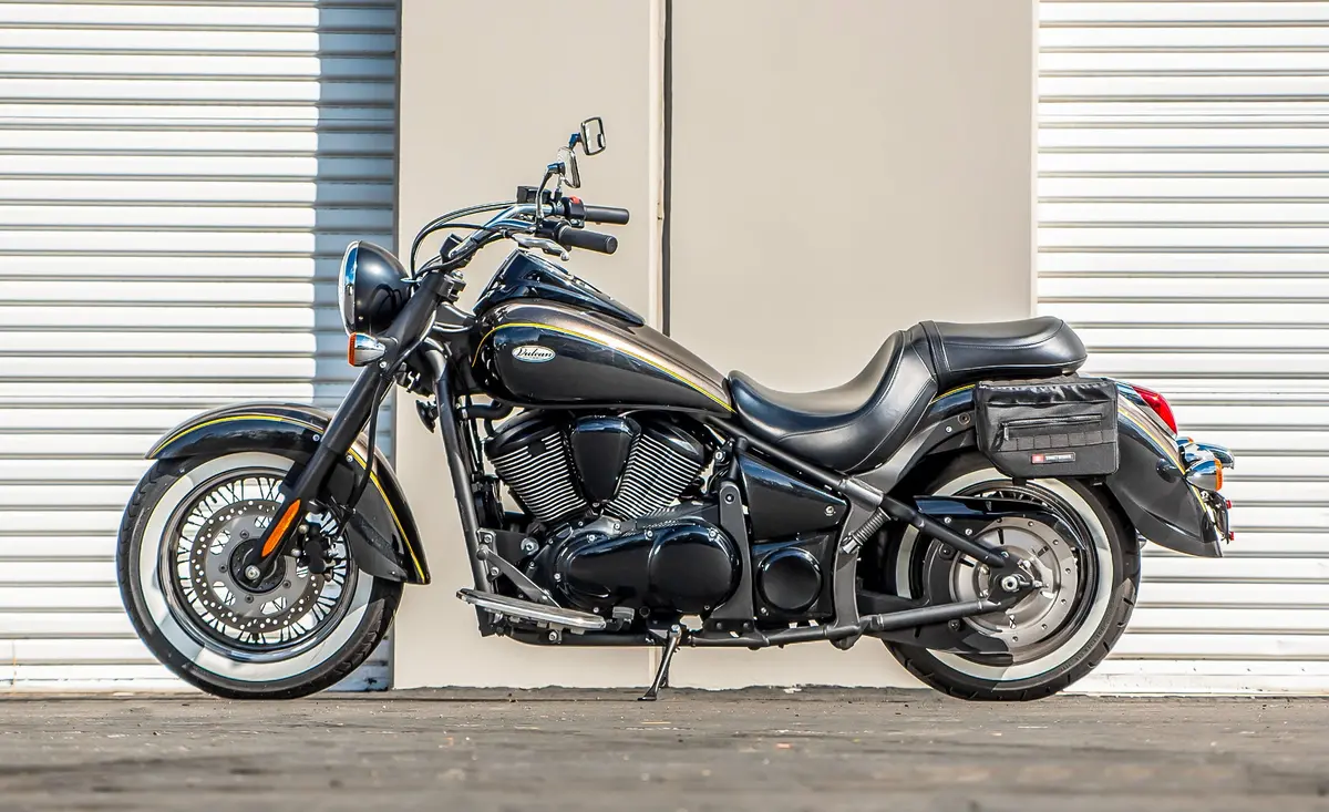 10L - Patriot Small Kawasaki Vulcan 900 Classic Vn900 Throw Over Saddlebags 2