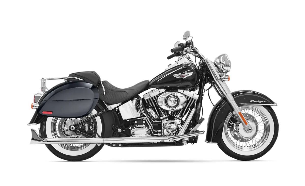 28L - Phantom Large Painted Motorcycle Hard Saddlebags For Harley Softail Heritage Flstc/I 2