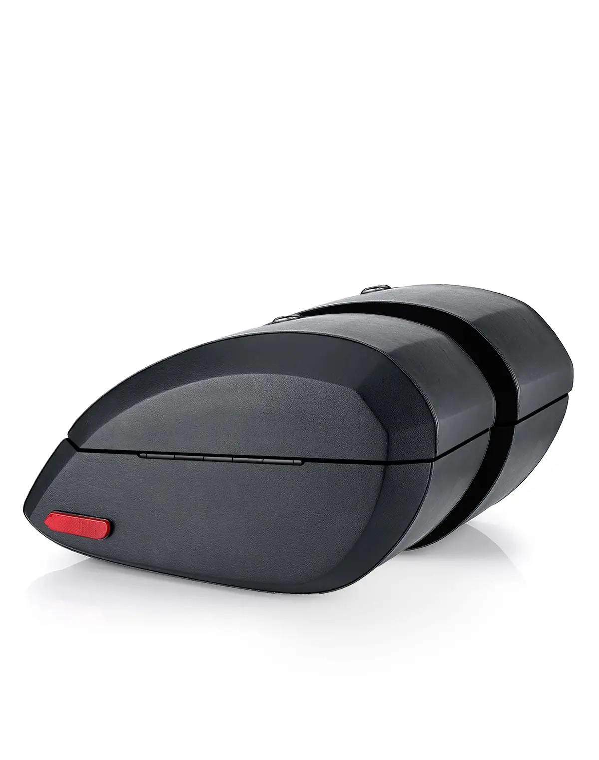 28L - Phantom Large Victory V92c Leather Wrapped Motorcycle Hard Saddlebags 1
