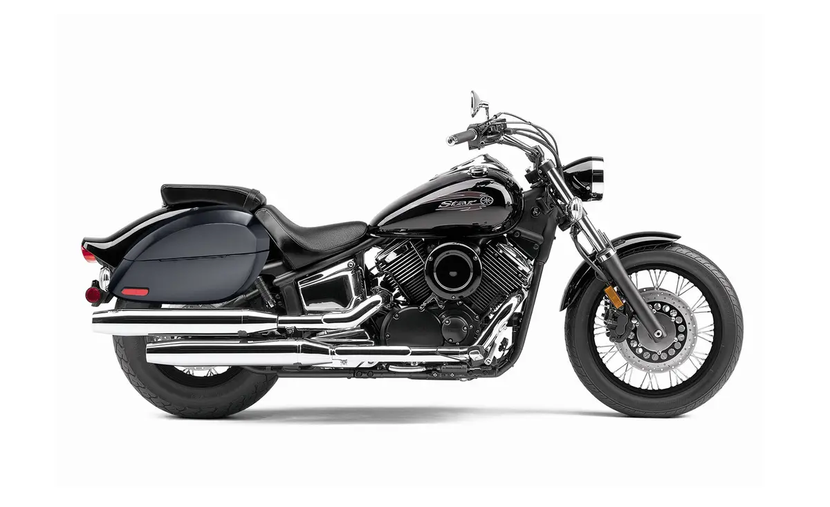 28L - Phantom Large Yamaha V Star 1100 Custom Xvs11t Painted Motorcycle Hard Saddlebags 2