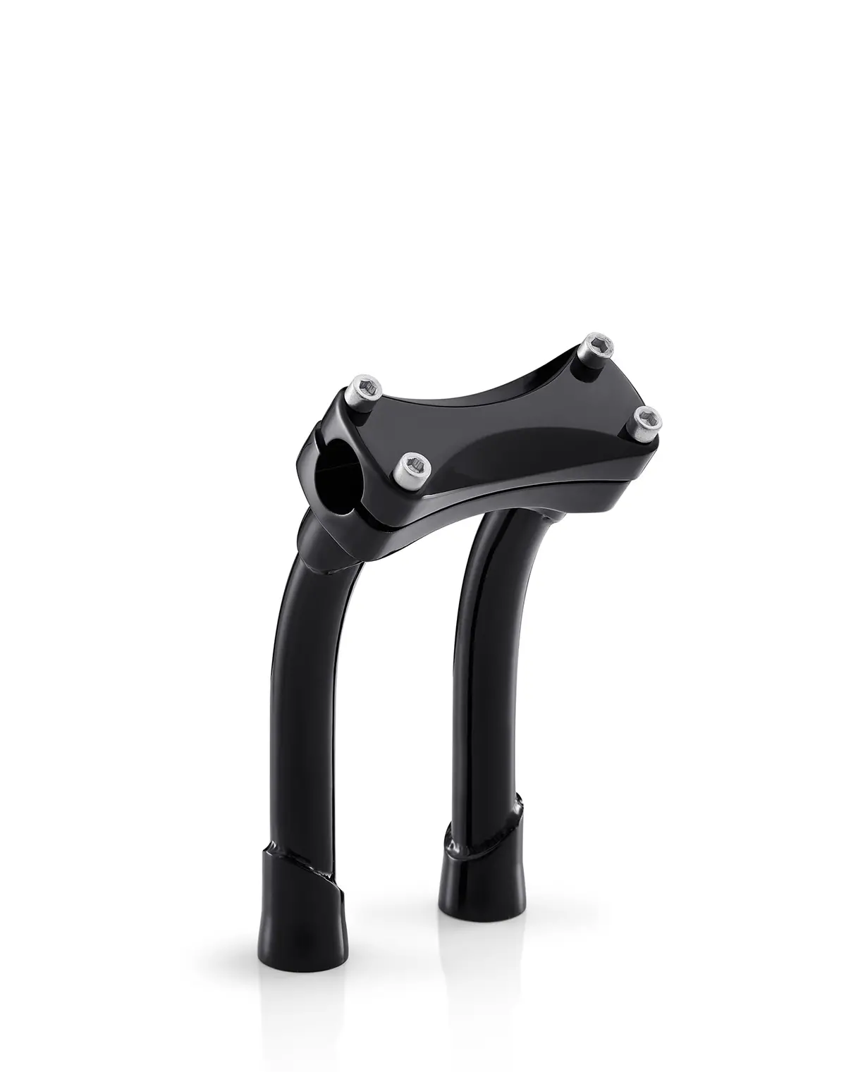 Viking Warlock 8" Pullback Handlebar Risers For Harley Dyna Super Glide Custom Fxdc/I Gloss Black 1