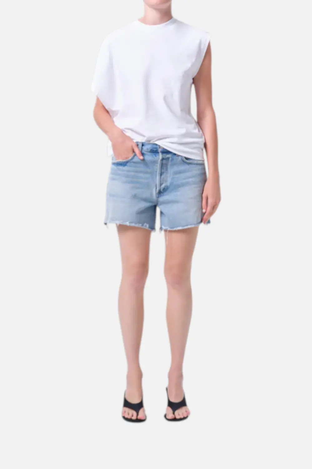 Agolde Women's Nye Vintage Short In Post 1