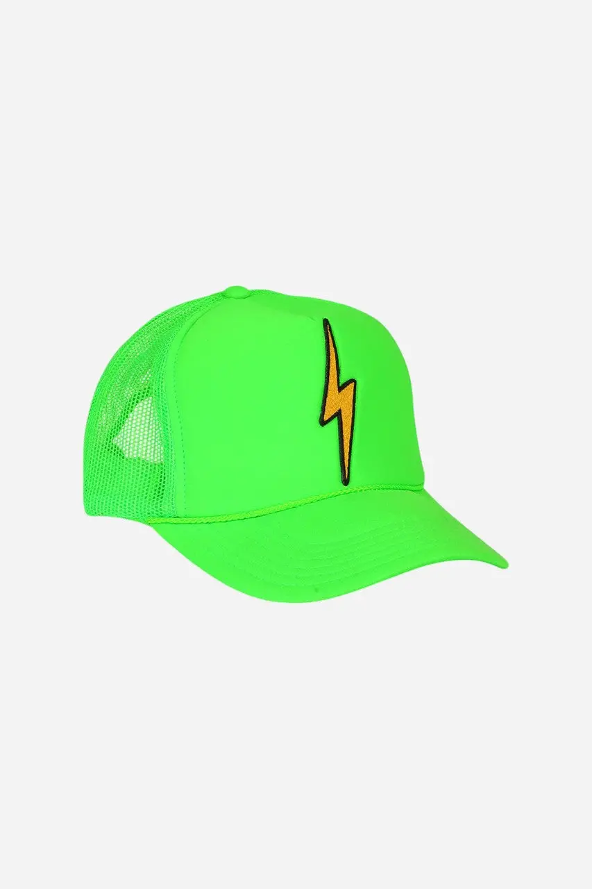 Aviator Nation Bolt Vintage Low Rise Trucker Green 1