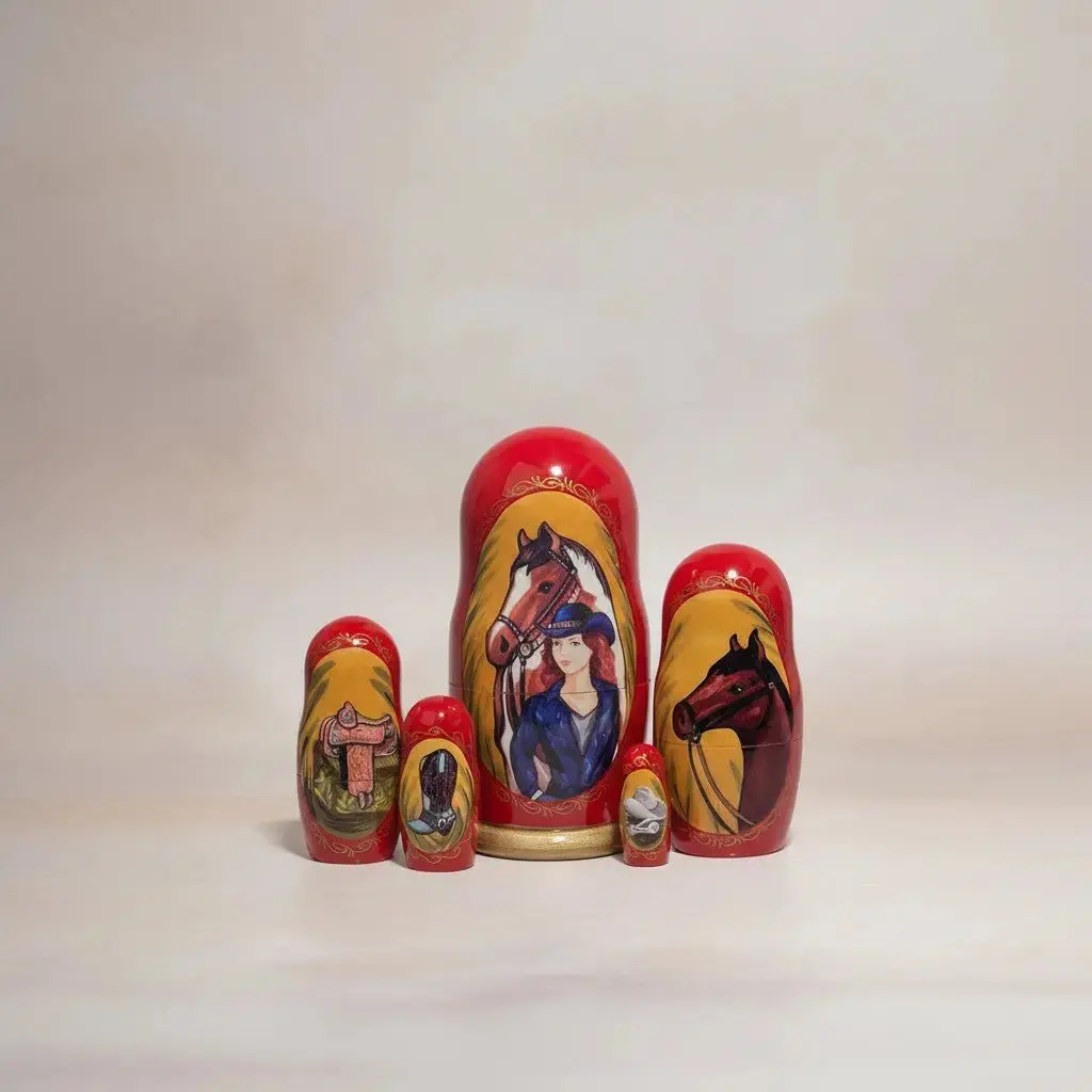 Western Horse Nesting Doll 1