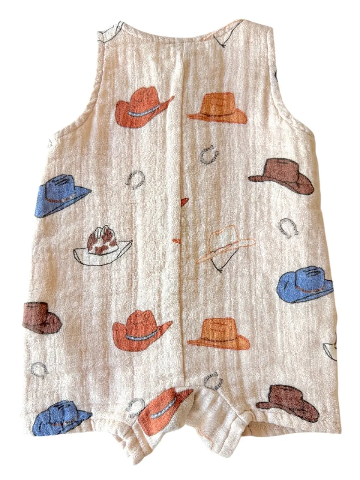 Western Muslin Shortie Romper 3
