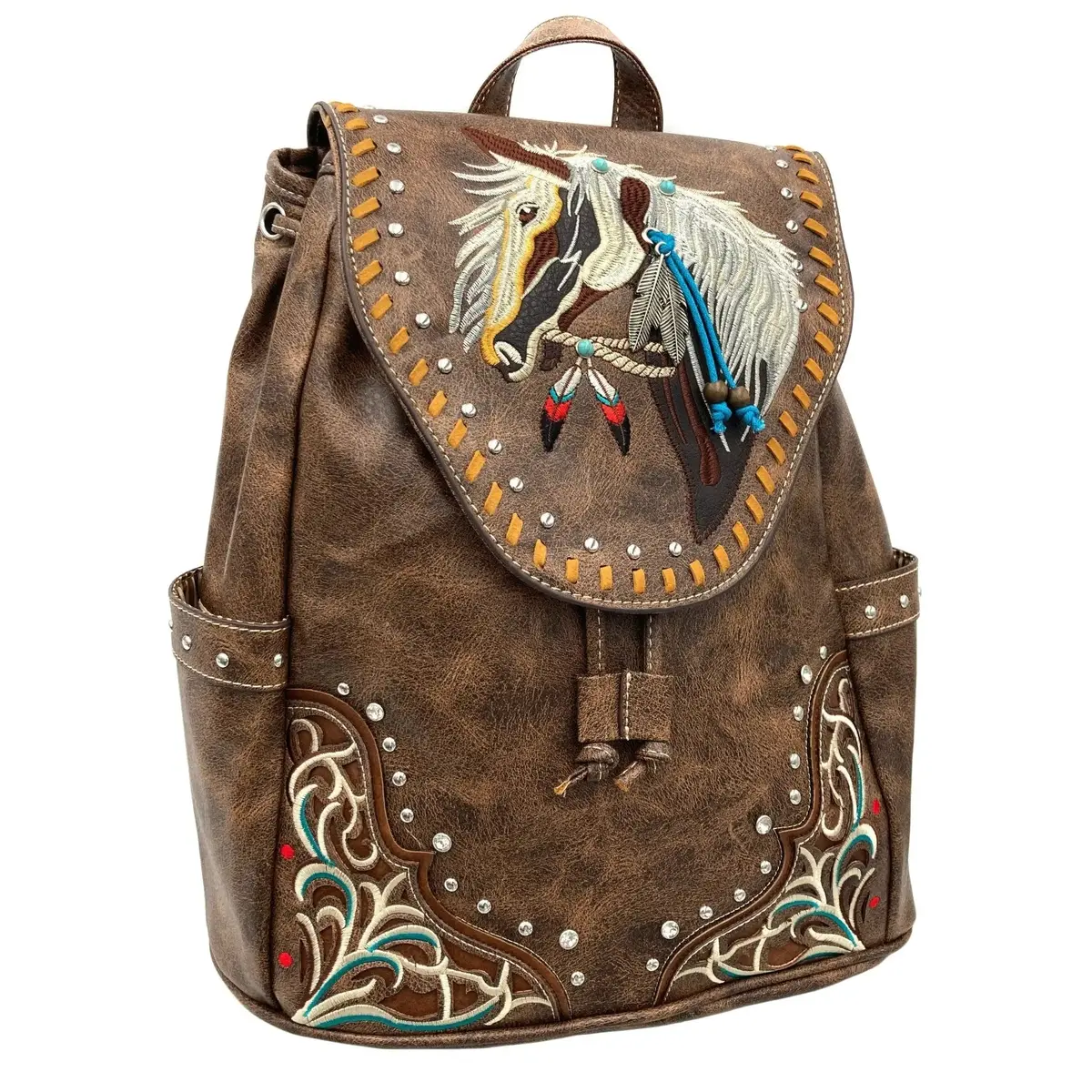 Western Navajo Horse Backpack 1