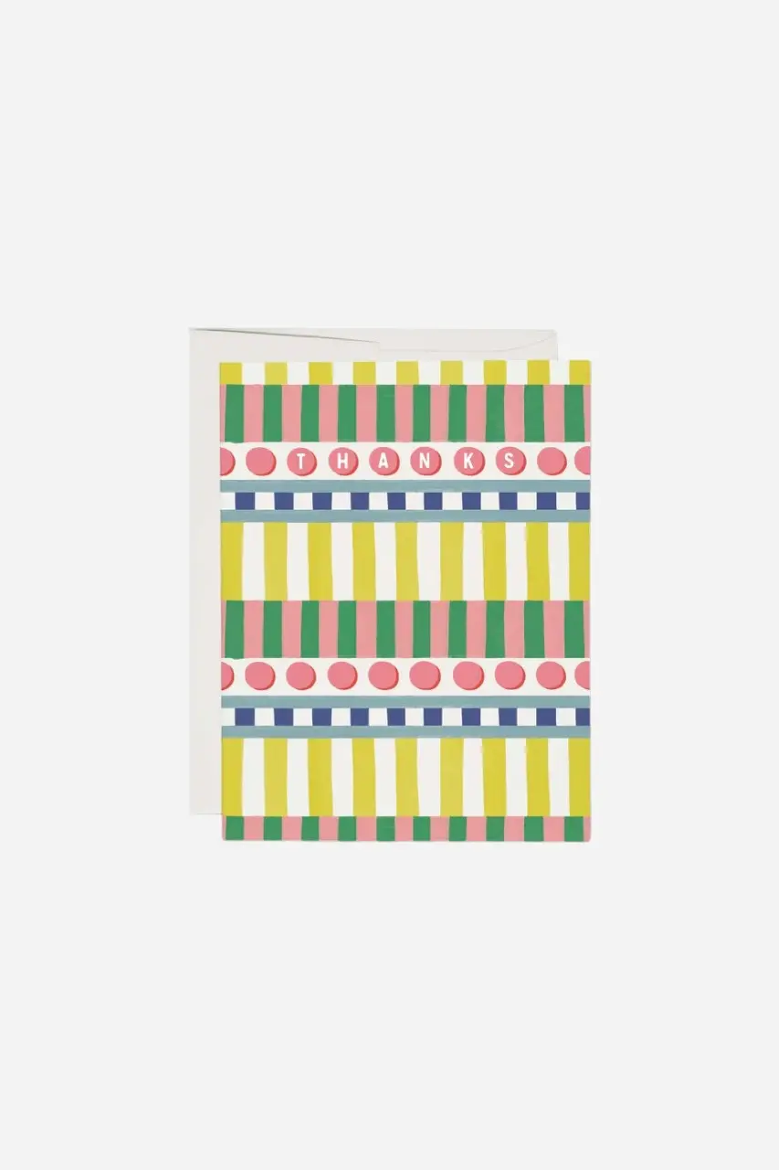 Geometric Thanks Card 1