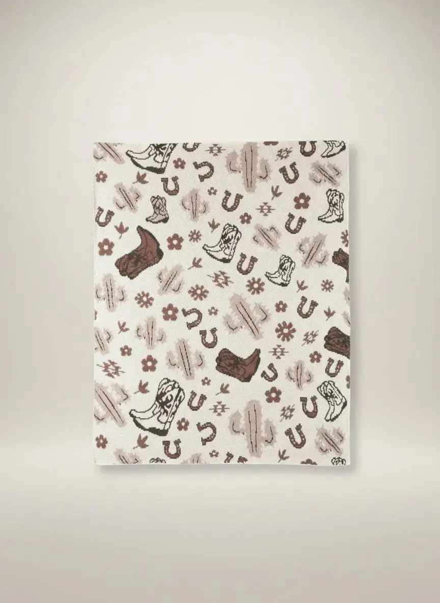 Wild West Baby Blanket 1