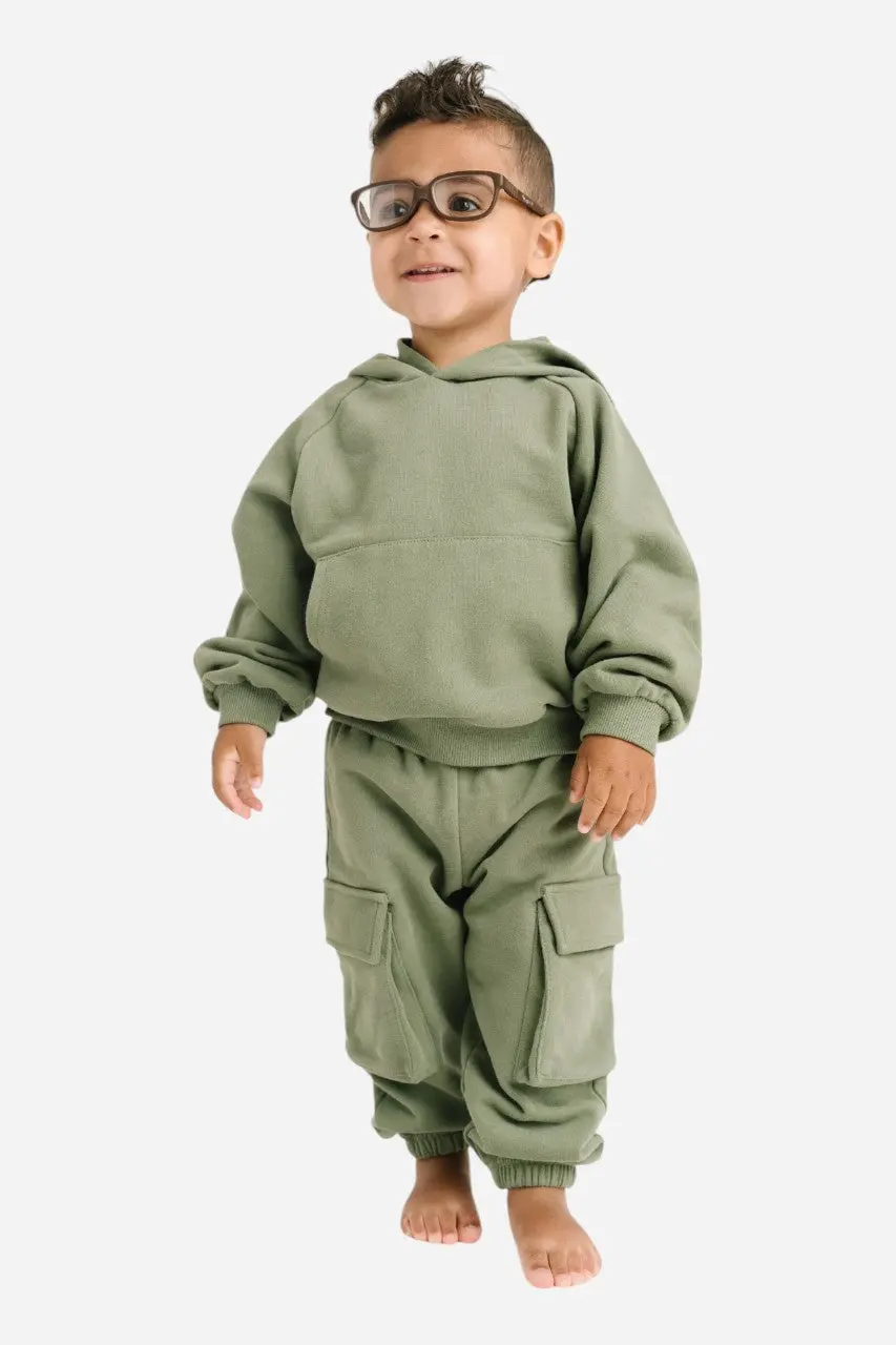 Forest Cargo Hoodie Set 1