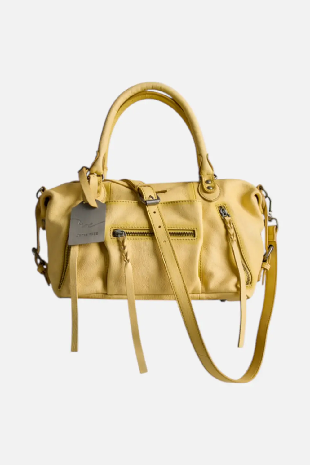 Free People Baby Emerson Bag In Butter Yellow 1