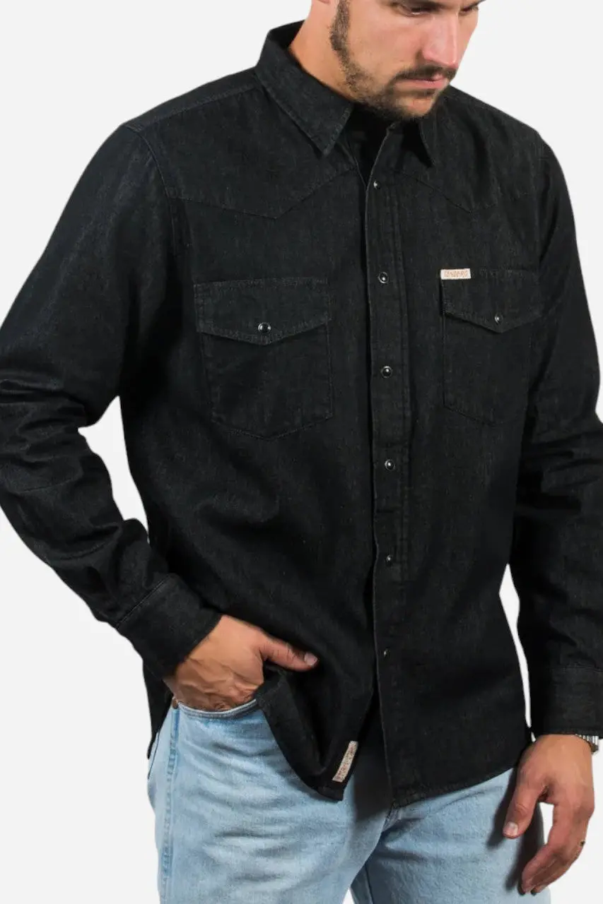 Sendero Provisions Wyatt Shirt Midnight Denim 1