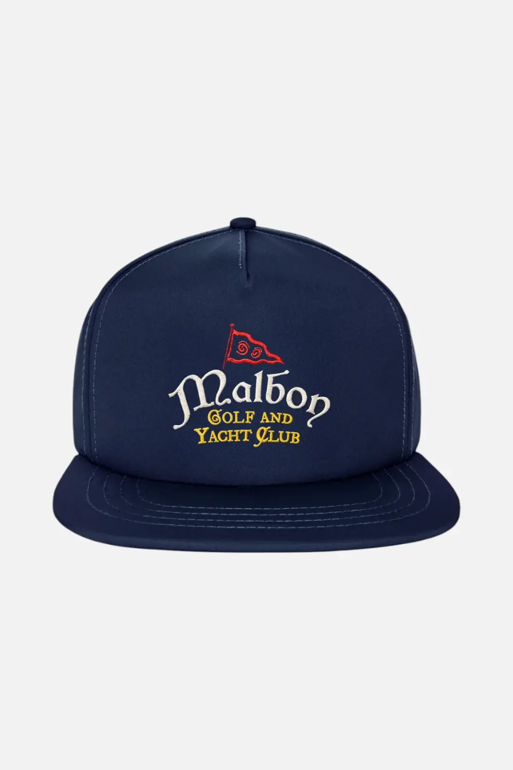 Malbon Golf Men's Yacht Club Snapback In Navy 1