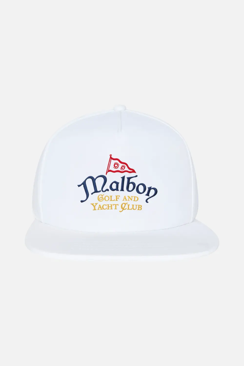 Malbon Golf Men's Yacht Club Snapback In White 1