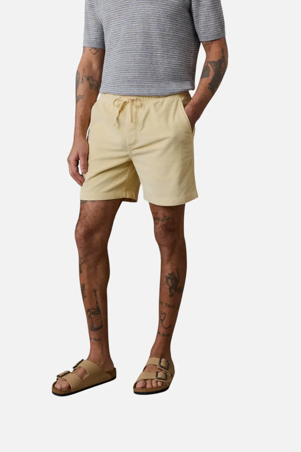 Faherty Essential Corduroy Short In Faded Sun 1