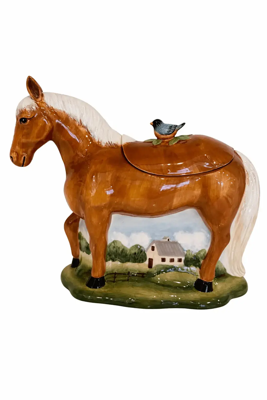 York Stables Horse Cookie Jar 1