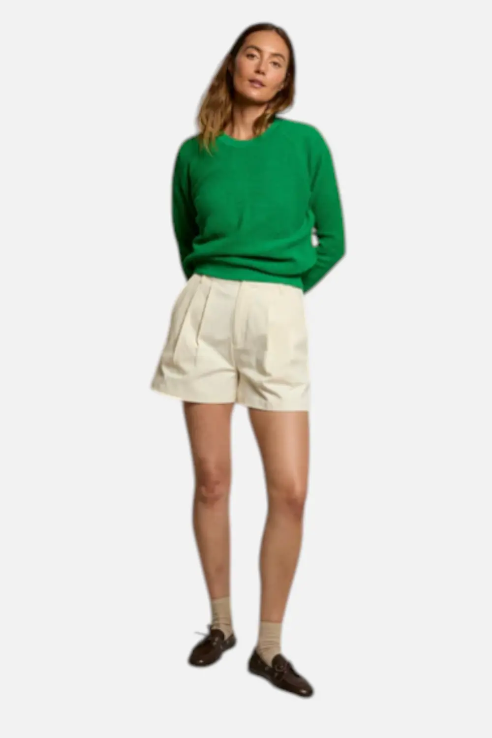 Perfect White Tee Ziggy Crew In Grass 1