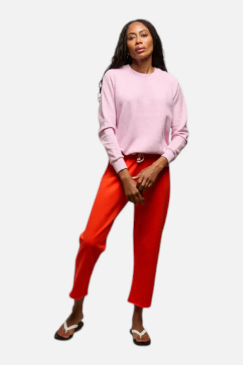Perfect White Tee Ziggy Sweatshirt In Sugar Pink 1