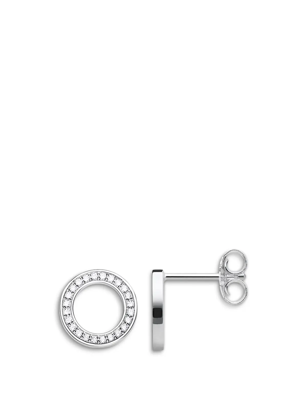 Circle Stud Earrings 1