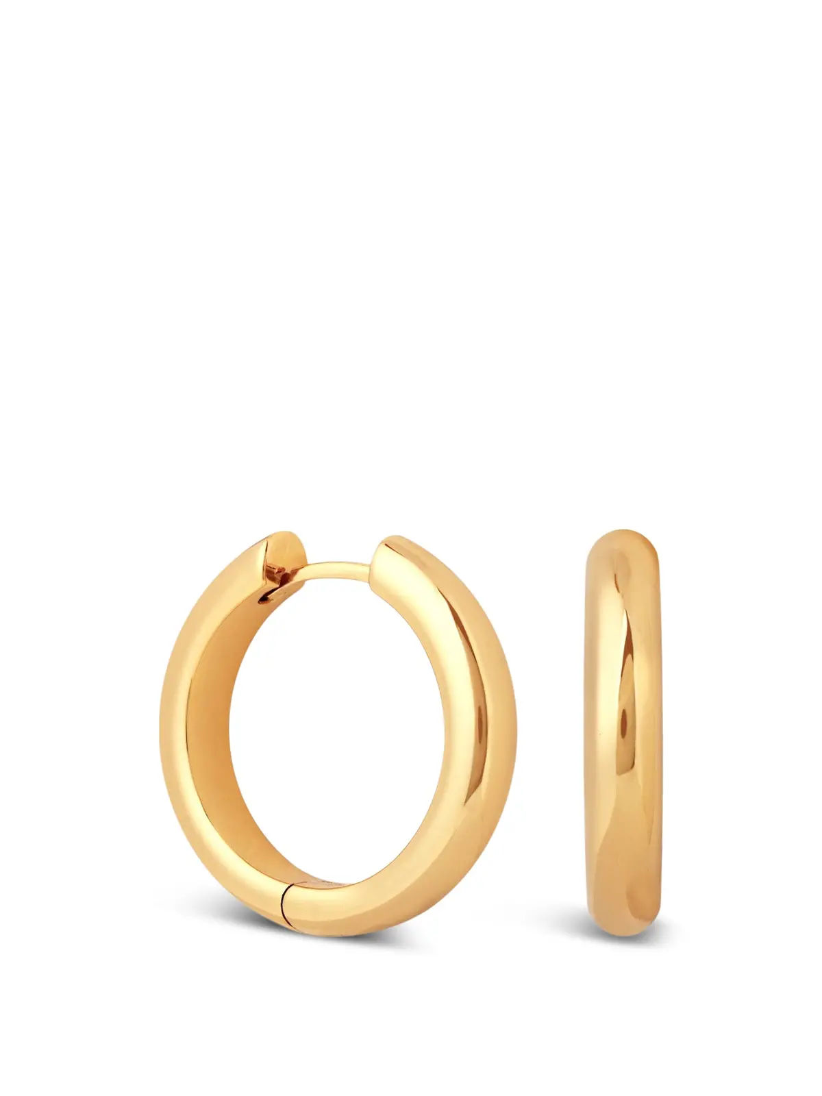 Bold Large Hoops In Gold 1