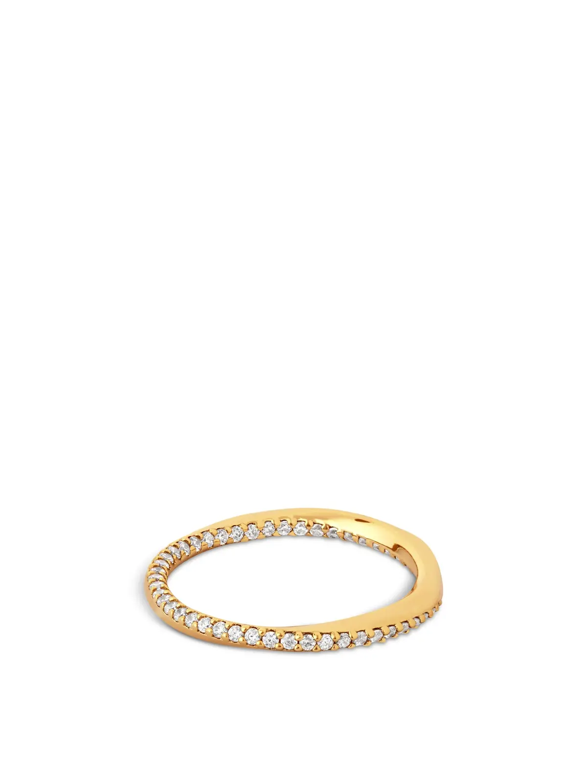 Orbit Crystal Band Ring 1