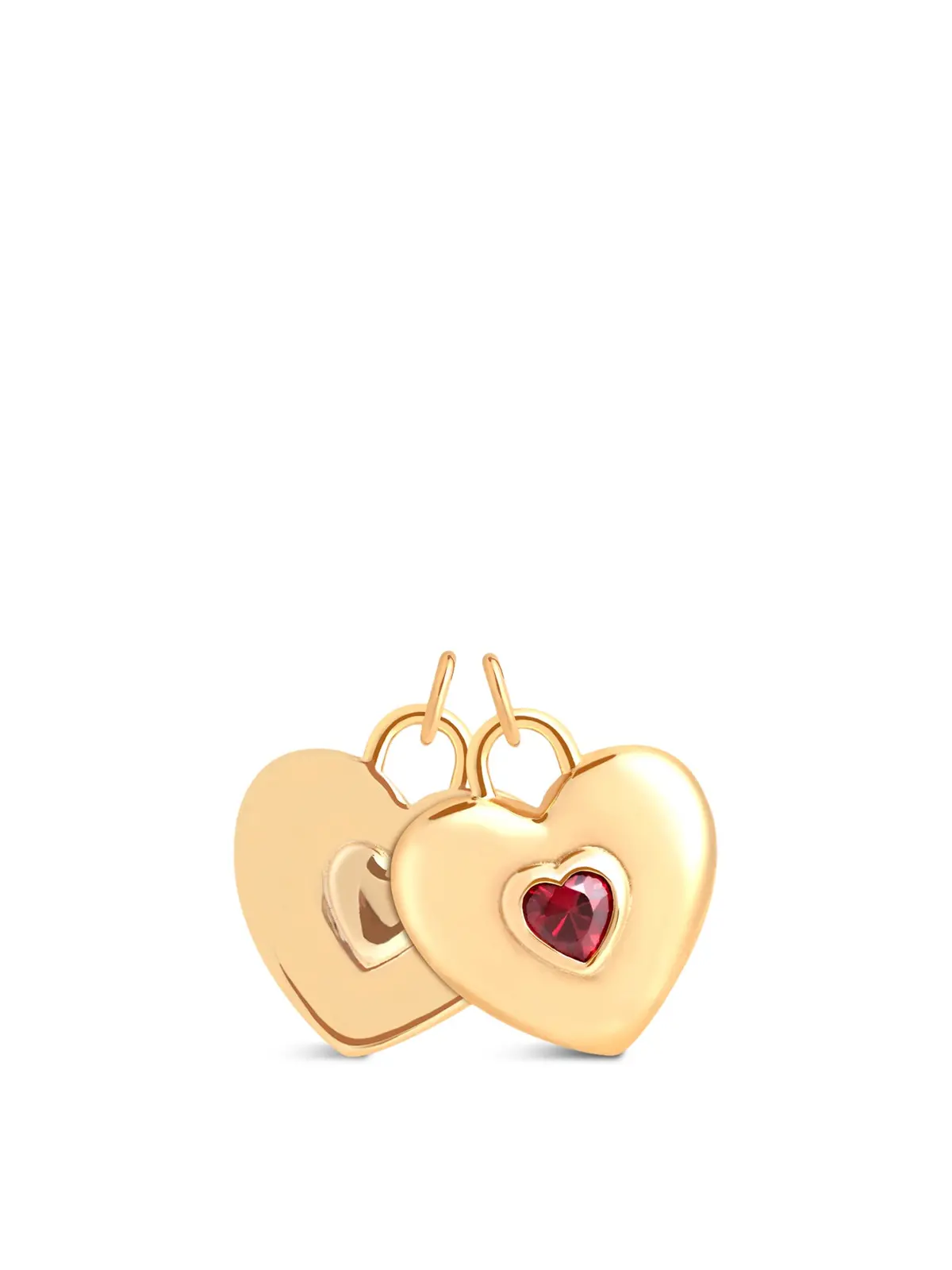 Double Heart Charm 1