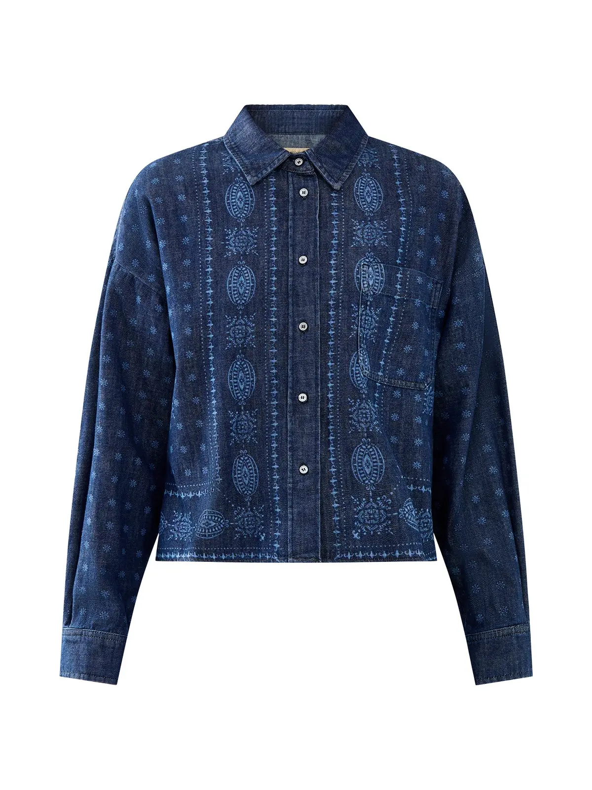 Weekend Giochi Denim Printed Shirt 1