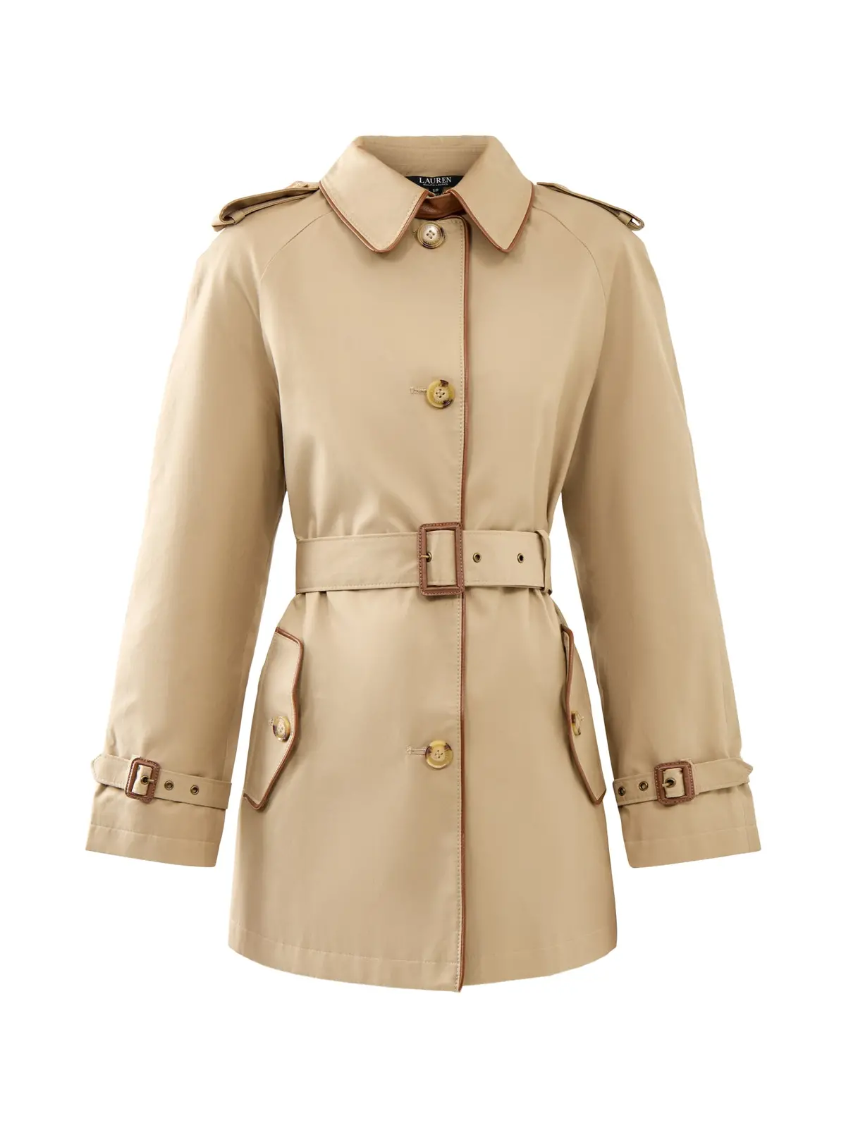 Short Trench Belted Coat 1