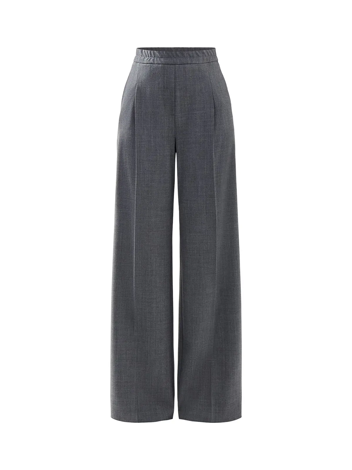 Marella Sport Diorama Elasticated Waist Pleated Front Wide Leg Trouser 1