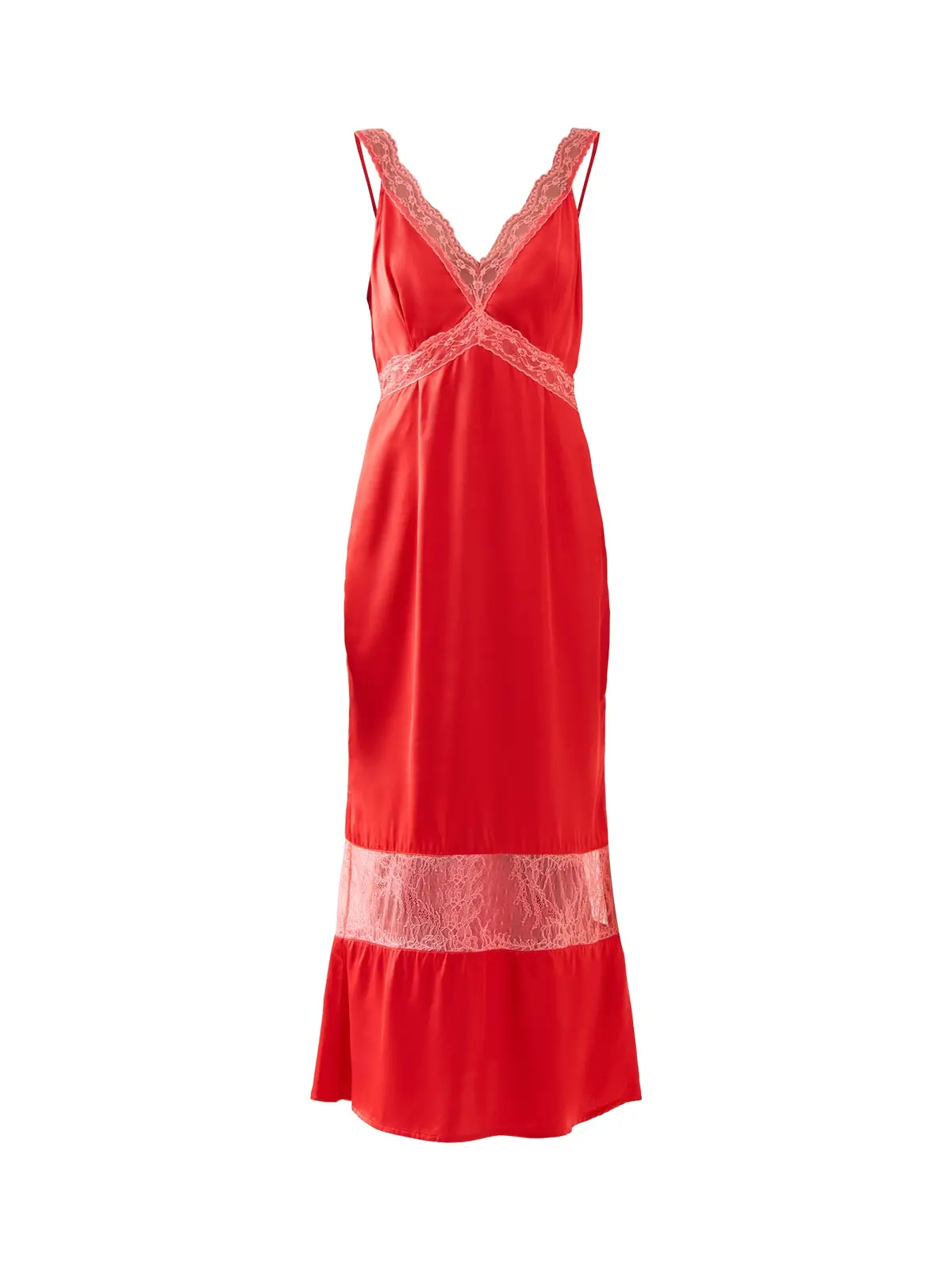Red And Pink Cici Dress 1