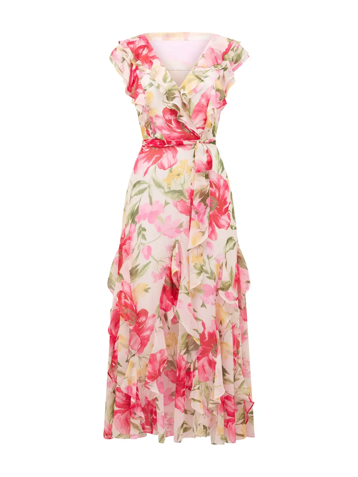 Naya Ruffle Midi Dress 1