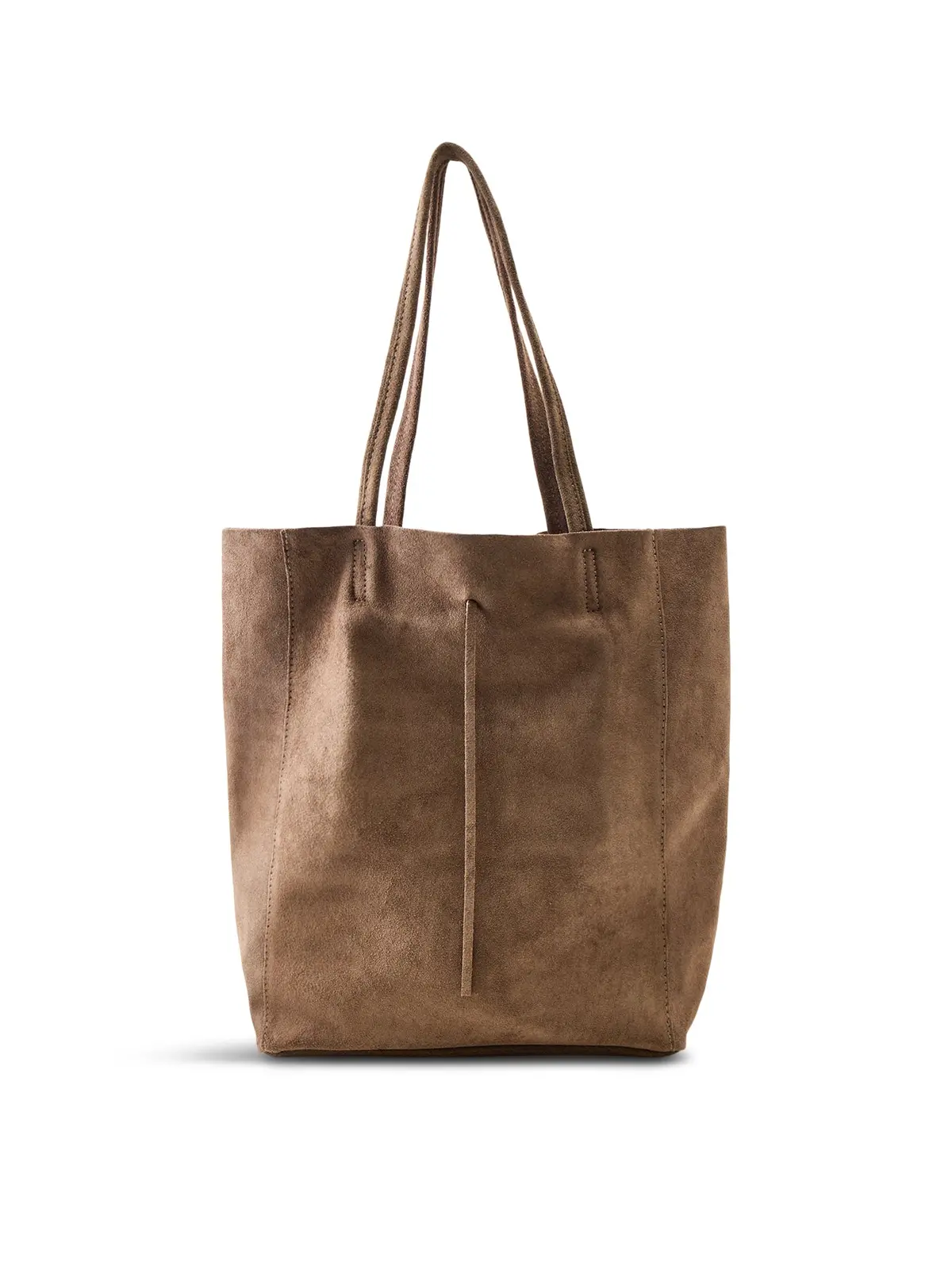 Big Suede Shopper Taupe 1