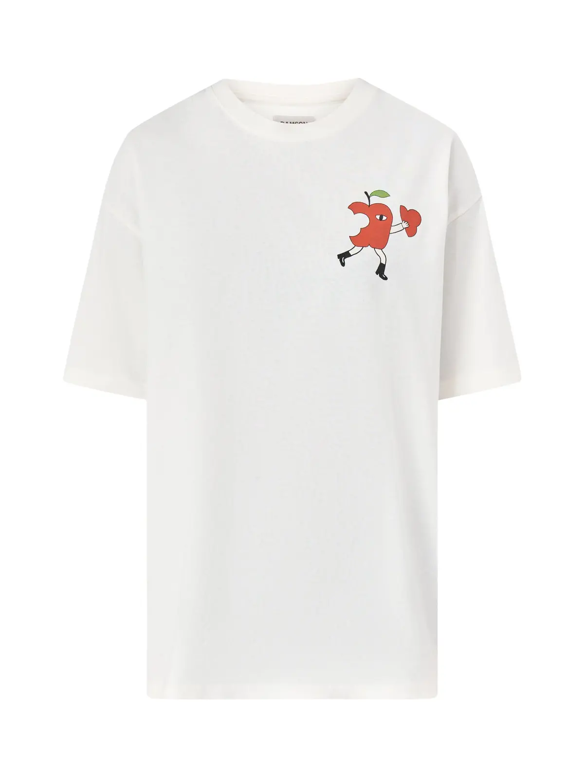 Apple Peel Short Sleeves Tee Ecru 1